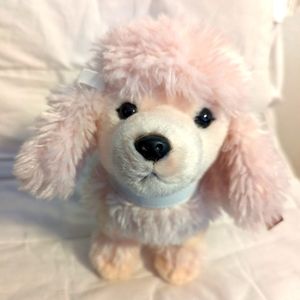 FAO Schwartz Pink Poodle Plush Stuffed Animal Brand New With Tags